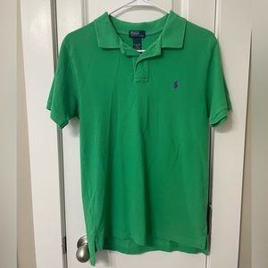 Green and Purple Boys Polo